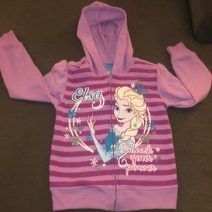 Girls size 6 Frozen hoodie